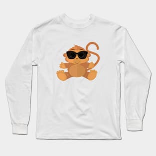 Cool Monkey Long Sleeve T-Shirt